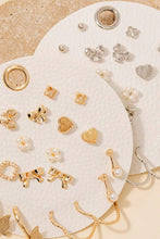 Load image into Gallery viewer, Assorted Mini Bow Heart Earrings Set
