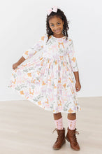Load image into Gallery viewer, Boho Bows 3/4 Sleeve Pocket Twirl Dress