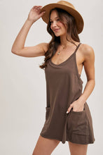 Load image into Gallery viewer, BUILT-IN SHORTS KNIT SLEEVELESS MINI DRESS