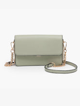 Load image into Gallery viewer, M2589 Lauryn Flapover Crossbody w/ Chain Strap