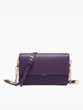Load image into Gallery viewer, M2589 Lauryn Flapover Crossbody w/ Chain Strap