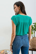 Load image into Gallery viewer, Split neck blouse