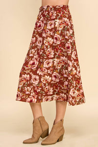 Floral Printed Skirt
