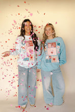 Load image into Gallery viewer, Valentine Stamp Graphic Long Sleeve