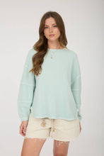 Load image into Gallery viewer, Mint exposed seam long sleeve