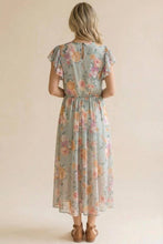 Load image into Gallery viewer, Fit and Flare Semi Sheer W/ Back Neck Button