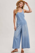 Load image into Gallery viewer, DENIM OVERALL JUMPSUIT
