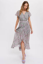 Load image into Gallery viewer, Wrap maxi dress in sage