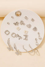 Load image into Gallery viewer, Assorted Mini Bow Heart Earrings Set