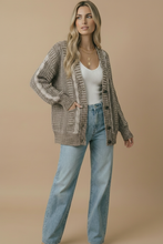 Load image into Gallery viewer, Button Down Oversized Chunky Cable Cardigan