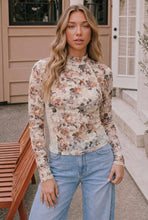 Load image into Gallery viewer, FLORAL PRINT LACE TOP