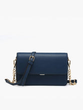 Load image into Gallery viewer, M2589 Lauryn Flapover Crossbody w/ Chain Strap