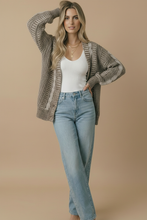 Load image into Gallery viewer, Button Down Oversized Chunky Cable Cardigan