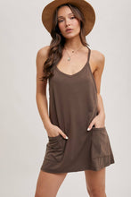 Load image into Gallery viewer, BUILT-IN SHORTS KNIT SLEEVELESS MINI DRESS