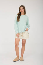 Load image into Gallery viewer, Mint exposed seam long sleeve