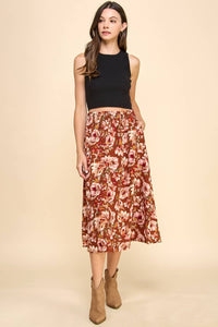 Floral Printed Skirt