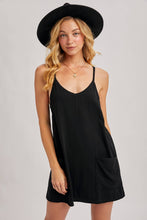 Load image into Gallery viewer, BUILT-IN SHORTS KNIT SLEEVELESS MINI DRESS