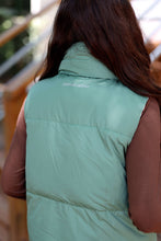 Load image into Gallery viewer, Puffer Vest – Reversible Quilted Puffer Vest- Olive/Cream