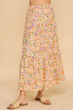 Load image into Gallery viewer, Floral Tiered Maxi Skirt