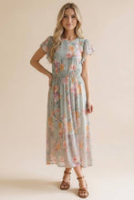 Load image into Gallery viewer, Fit and Flare Semi Sheer W/ Back Neck Button