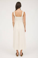 Load image into Gallery viewer, Cream button down midi dress