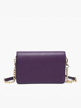 Load image into Gallery viewer, M2589 Lauryn Flapover Crossbody w/ Chain Strap