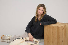 Load image into Gallery viewer, Charcoal oversized sweater