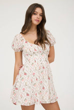 Load image into Gallery viewer, Ivory floral dress
