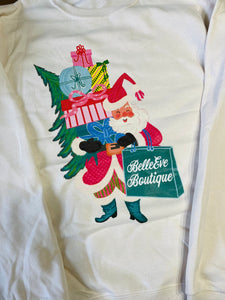 Custom BelleEve Santa Sweatshirt