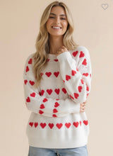 Load image into Gallery viewer, Heart sweater