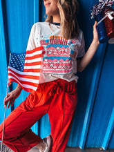 Load image into Gallery viewer, Happy Birthday America ringer tee