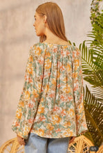 Load image into Gallery viewer, Fall floral top