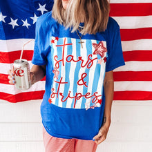 Load image into Gallery viewer, Stars &amp; stripes tee