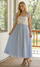 Load image into Gallery viewer, Blue summer dress
