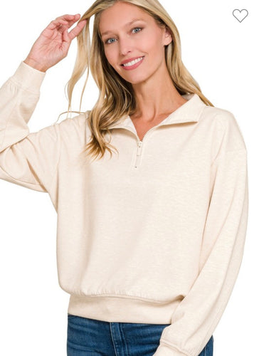 Half zip pullover