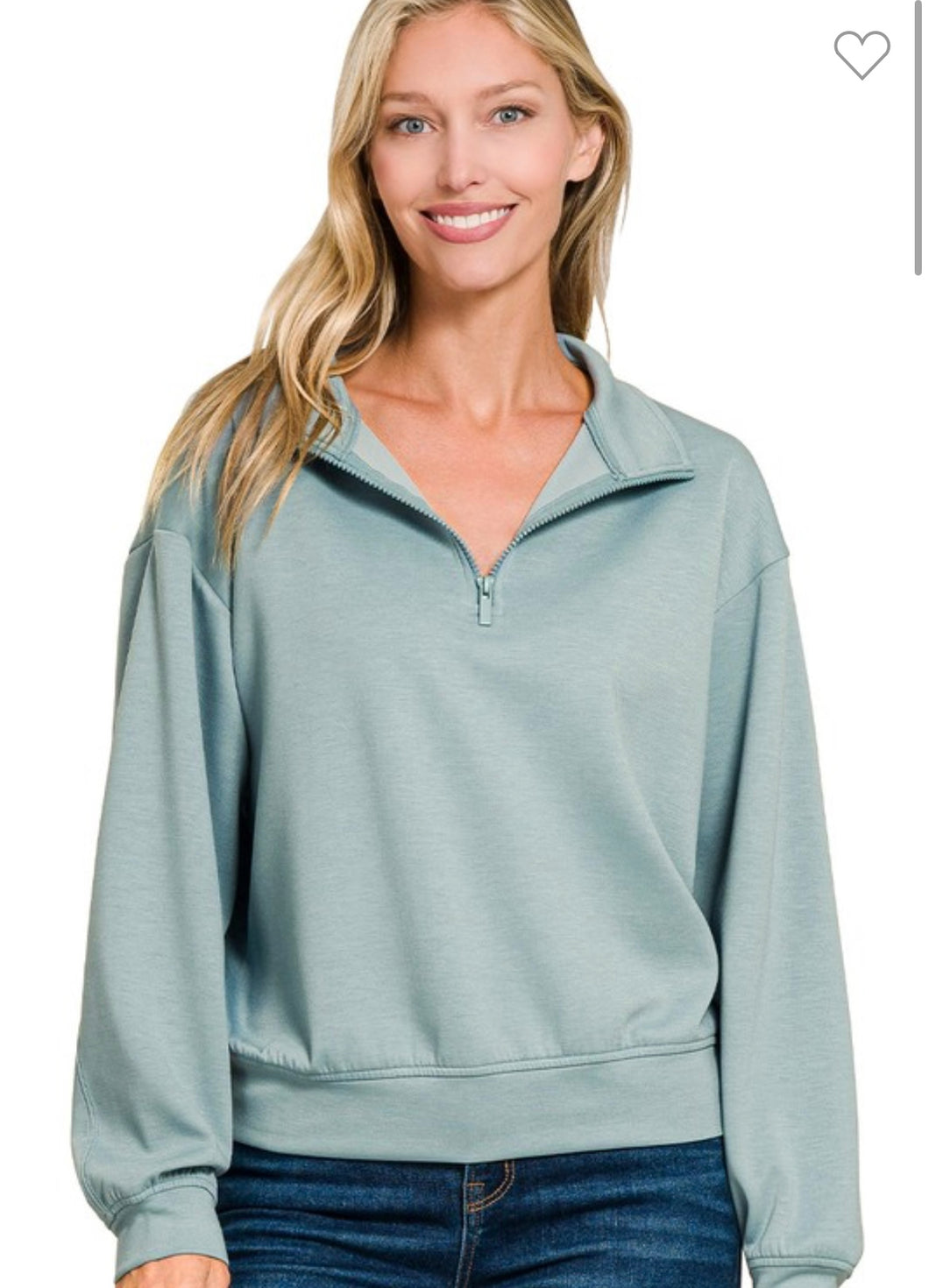 Half zip pullover