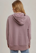 Load image into Gallery viewer, Mauve French Terry hoodie