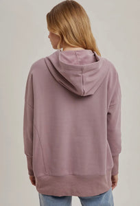 Mauve French Terry hoodie