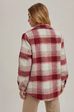 Load image into Gallery viewer, Red plaid shacket