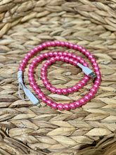 Load image into Gallery viewer, Pink beaded phone charger