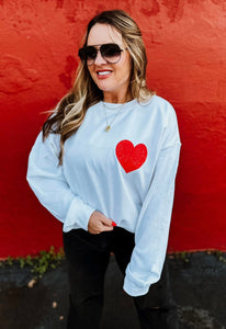 Queen of hearts sweatshirt