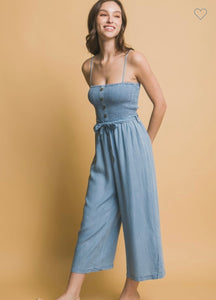 Smocked Jumpsuit