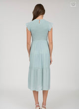 Load image into Gallery viewer, Seafoam ruffle dress