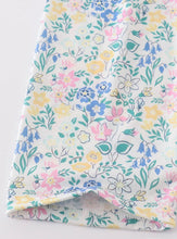 Load image into Gallery viewer, Blue floral jumpsuit