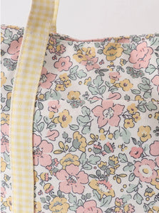 Yellow tote bag