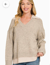 Load image into Gallery viewer, Collared sweater