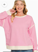 Load image into Gallery viewer, Drop shoulder pullover
