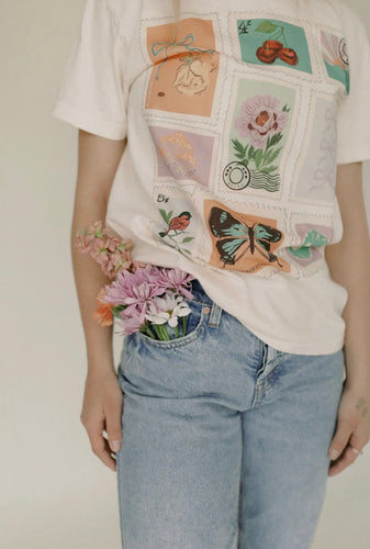 Stamps graphic tee
