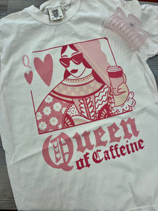 Queen of Caffeine tee