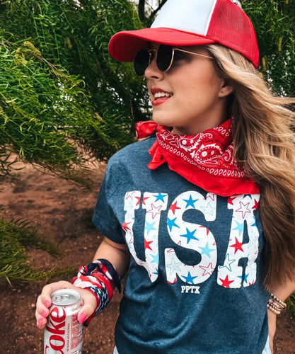 Starry USA tee